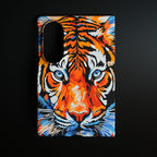 Tiger Printed Hard PC Cover for Samsung Galaxy Z Fold 8 with MagSafe | Shockproof Slim Protection