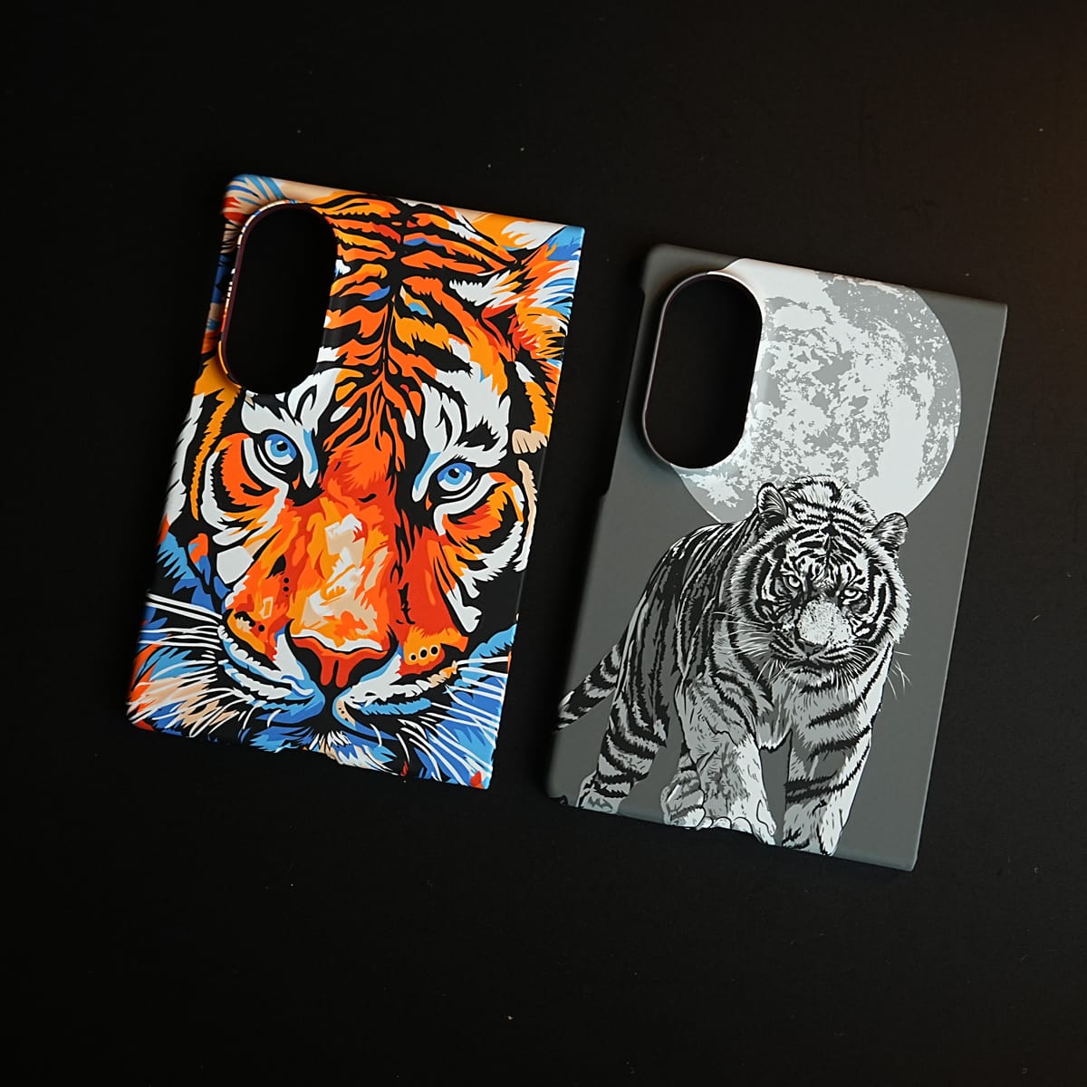 Tiger Printed Hard PC Cover for Samsung Galaxy Z Fold 8 with MagSafe | Shockproof Slim Protection