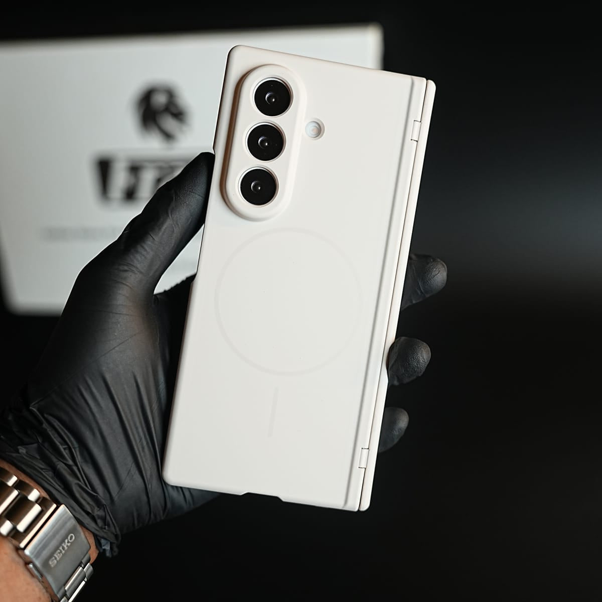 Magnetic Hinge protection case for Samsung Galaxy Z Fold 8 Ultra | Front Glass Protection
