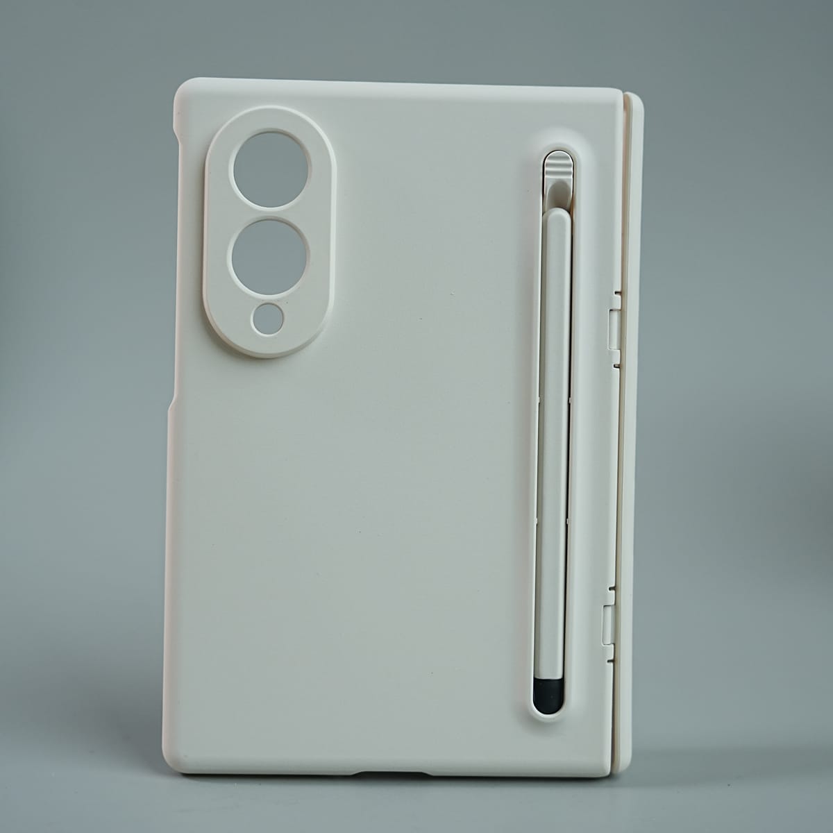 Matte Finish Case with Built-in Screen Protector For Samsung Galaxy Z Fold 8 | Full Hinge Protection & S Pen Holder