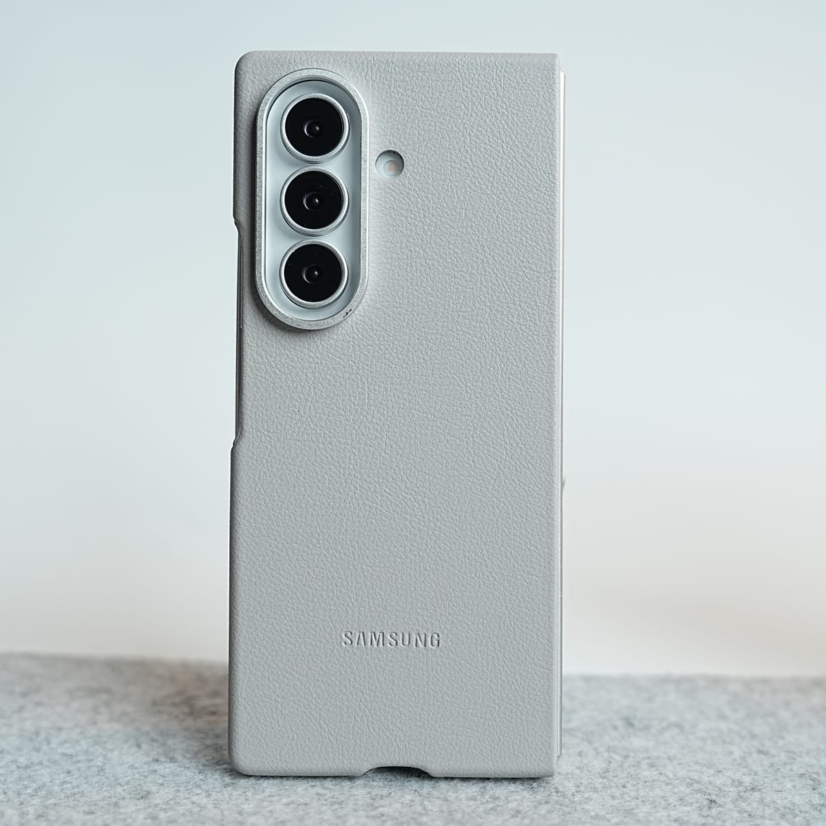 Premium Leather Texture Protective Case For Galaxy Z Fold 8 Ultra | Front Frame & Raised Camera Frame