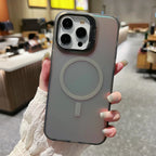 Protective Apple iPhone Back Cover - Gradient Color Magsafe Kickstand Phone Cover for iPhone - Style 4