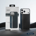Protective Apple iPhone Back Cover - Genuine Kevlar Carbon Fibre Ultra Slim Case for iPhone 17 Pro (Black&White) - Style 2