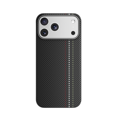 Genuine Kevlar Carbon Fibre Ultra Slim Case for iPhone 17 Pro (Black) (Default)