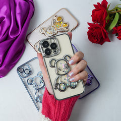 Transparent 3D Bear Protective Case