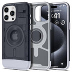 Protective Apple iPhone Back Cover - Classic C1 Magfit Back Cover Case Compatible with iPhone TPU + Poly Carbonate