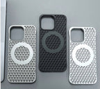 Protective Apple iPhone Back Cover - Heat Deflect Mesh Case with Magsafe for iPhone - Style 2
