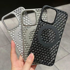 Protective Apple iPhone Back Cover - Heat Deflect Mesh Case with Magsafe for iPhone - Style 6