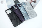 Protective Apple iPhone Back Cover - Heat Deflect Mesh Case with Magsafe for iPhone - Style 3