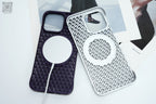 Protective Apple iPhone Back Cover - Heat Deflect Mesh Case with Magsafe for iPhone - Style 7