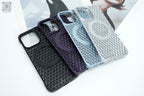 Protective Apple iPhone Back Cover - Heat Deflect Mesh Case with Magsafe for iPhone - Style 5