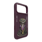 NIMMY Friends King Cobra Premium Designer Mobile Cover – Burgundy IPhone 18Pro /17Pro /18Pro max / 17Pro max