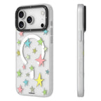 YOUNGKIT Matte Finish Stars Design Magsafe Case for iPhone 17 Pro Max / 18 Pro Max