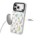 Protective Apple iPhone Back Cover - YOUNGKIT Matte Finish Stars Design Magsafe Case for iPhone 17 Pro - Style 5