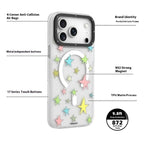 YOUNGKIT Matte Finish Stars Design Magsafe Case for iPhone 17 Pro