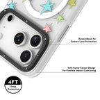 Protective Apple iPhone Back Cover - YOUNGKIT Matte Finish Stars Design Magsafe Case for iPhone 17 Pro - Style 7
