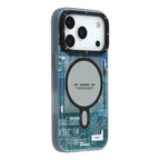 YOUNGKIT Technology Series Matte Finish Cover with Magsafe for iPhone 17 Pro Max - Blue