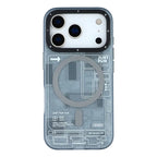 Protective Apple iPhone Back Cover - YOUNGKIT Technology Series Matte Finish Cover with Magsafe for iPhone 17 Pro - Grey