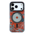 YOUNGKIT Technology Series Matte Finish Cover with Magsafe for iPhone 17 Pro - Lava Orange
