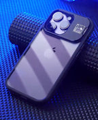 Protective Apple iPhone Back Cover - iPhone 15 Metal Camera Shield Case | Shockproof & Sleek - Style 2