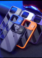 Protective Apple iPhone Back Cover - iPhone 15 Metal Camera Shield Case | Shockproof & Sleek - Style 4