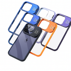 Protective Apple iPhone Back Cover - iPhone 15 Metal Camera Shield Case | Shockproof & Sleek - Style 3