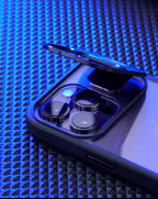 Protective Apple iPhone Back Cover - iPhone 15 Metal Camera Shield Case | Shockproof & Sleek - Style 8