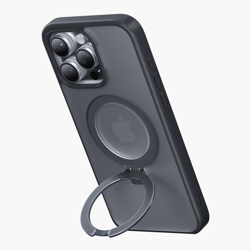 iPhone 15 Pro Max Case – MagSafe Compatible Matte Cover with Kickstand