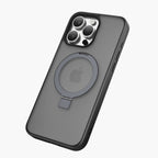 Protective Apple iPhone Back Cover - iPhone 15 Pro Max Case – MagSafe Compatible Matte Cover with Kickstand - Style 2