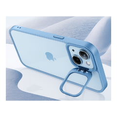 iPhone 15 Pro Max Light Blue Kickstand Case