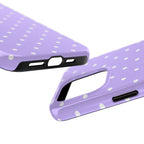 The Lilac Polka Reverie | #1182 Mobile Case by CoverMeUp - Style 14