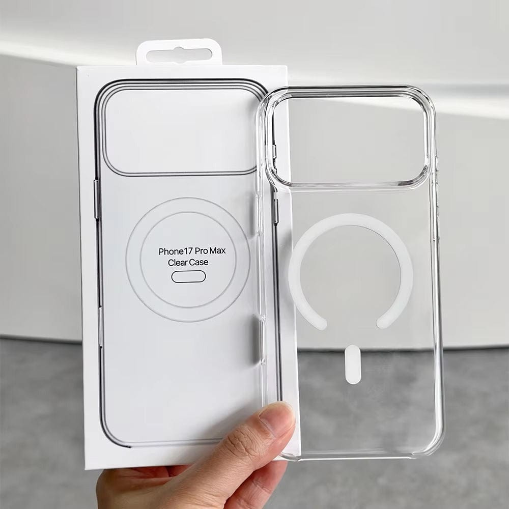 iPhone 17 Series Clear PC Magnetic Phone Case