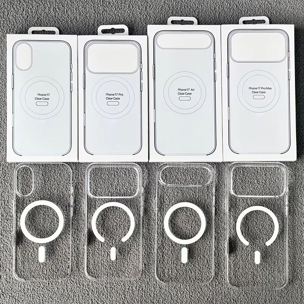 iPhone 17 Series Clear PC Magnetic Phone Case