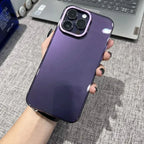 Protective Apple iPhone Back Cover - ICE ARMOR LIGHT ALLOY Metal Frame Ultra-Thin Clear iPhone Case
