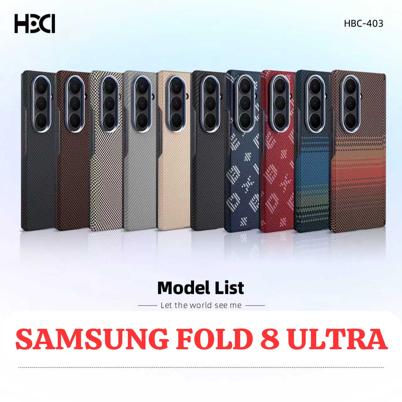 HDD Brand Kevlar Phone Protection Magsafe Carbon Case with Hinj Protection for Samsung Galaxy Z FOLD Series
