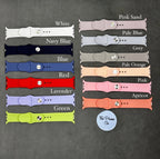 Silicone Solid Color Apple Watch Strap