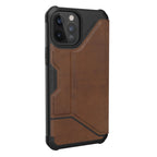 Protective Apple iPhone Back Cover - Metropolis Folio Flip Series Case for iPhone 13 Pro Max (BROWN) - Style 3
