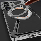 Samsung Galaxy S25 Ultra Luxe Armor Case with Magnetic 360° Ring & Magsafe Mobile Case by CoverMeUp - Style 6