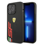 Protective Apple iPhone Back Cover - Car Logo Leather  Case for iPhone 14 Pro (Black)