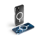 Protective Apple iPhone Back Cover - Magsafe Compatible Transparent Case for iPhone 14 Pro Max - Style 3