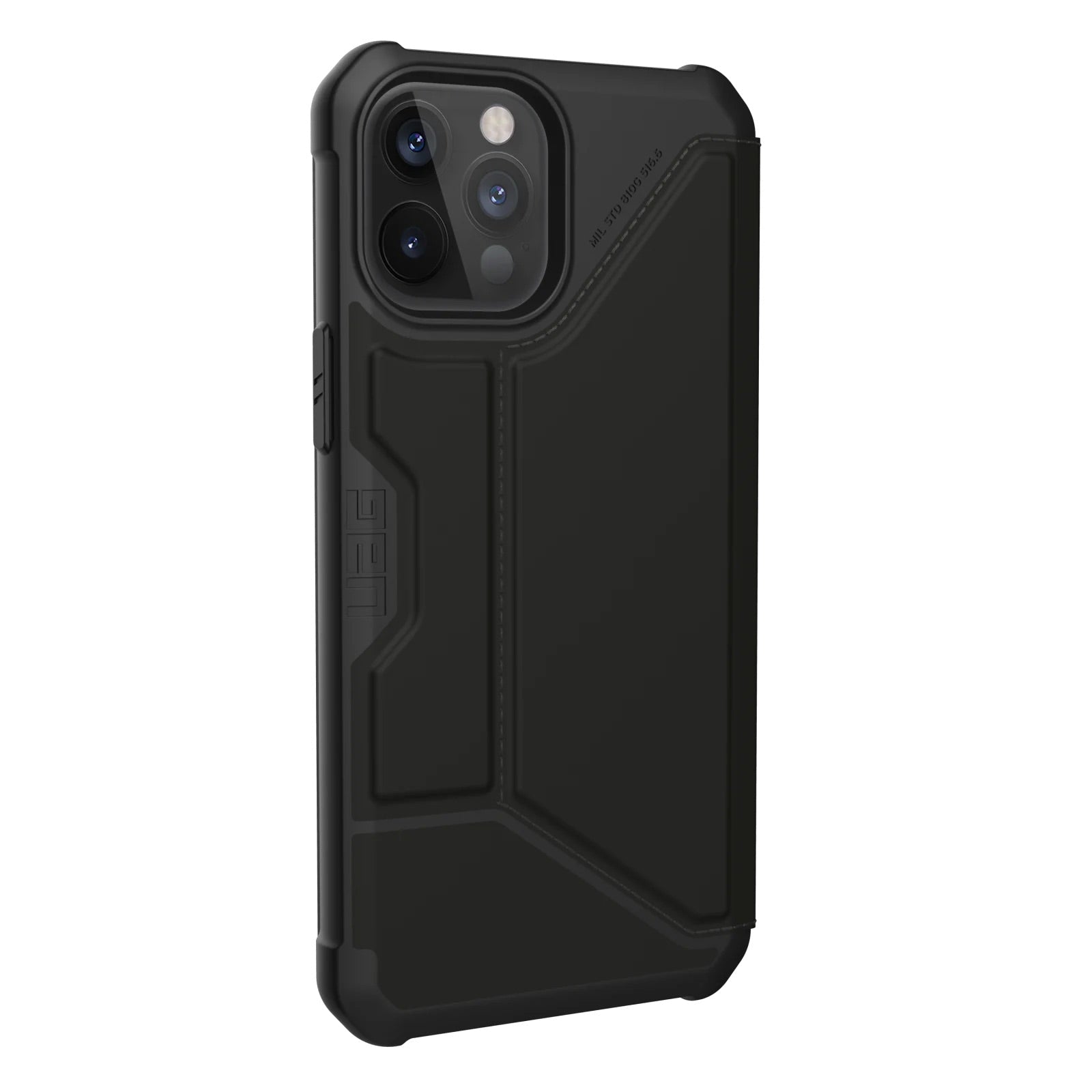 Metropolis Folio Flip Series Case for iPhone 13 Pro Max(BLACK)