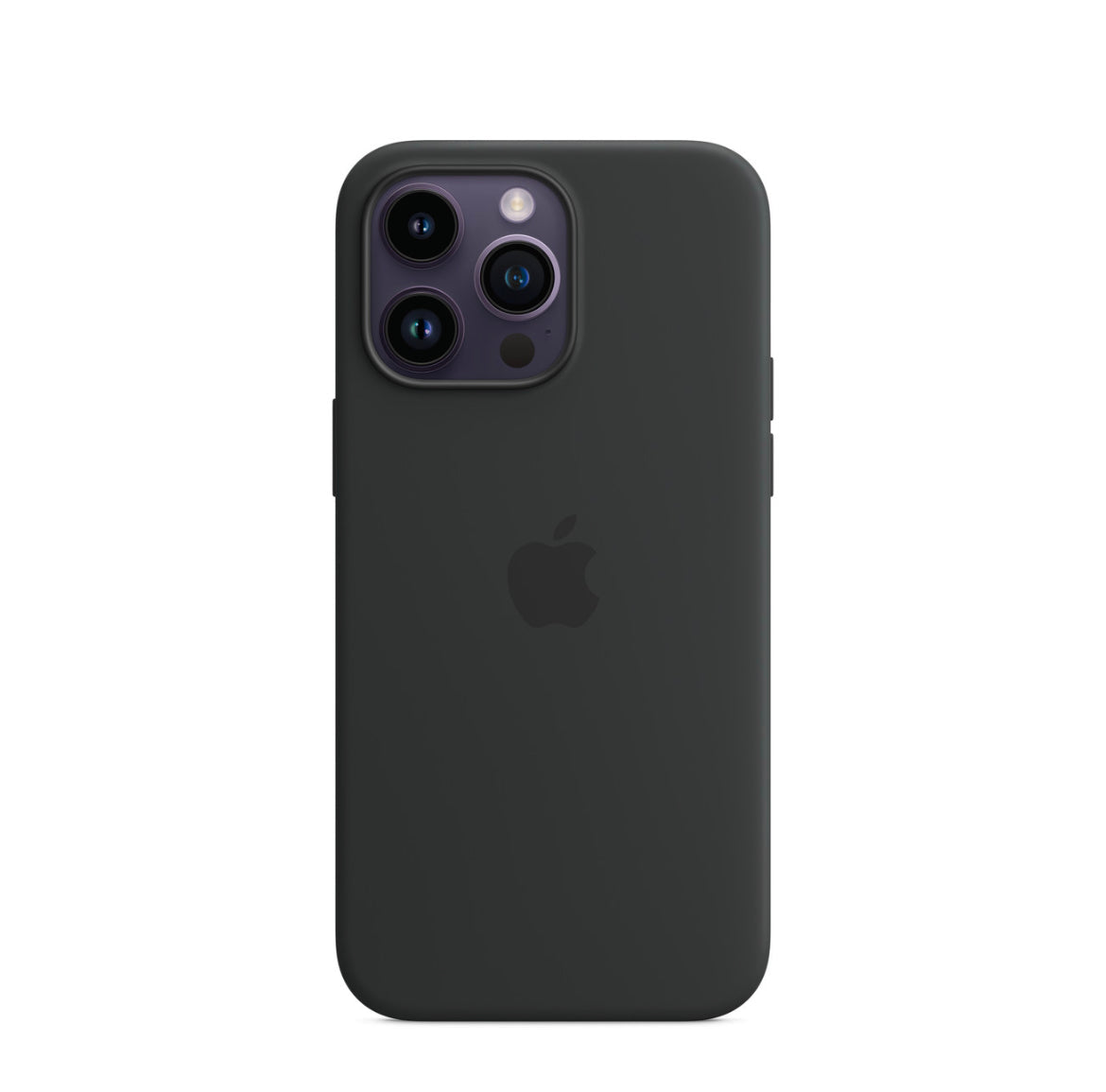 iPhone 14 PROMAX  Silicone Case with MagSafe - Midnight Black