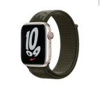 Green Sports Loop for iWatch 44mm, 42mm & 45mm Series 1 2 3 4 5 6 7 (Watch Not Included) Mobile Case by CoverMeUp - Style 2