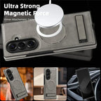 Samsung Galaxy Z Fold7 Leather Case with MagSafe & Kickstand