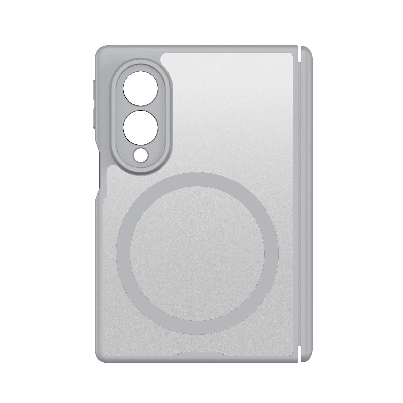 Samsung Z Fold8 Skin Feel Smoke, Dual Central Axis Magsafe Case with Hinge Protection