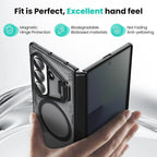 Samsung Z Fold8 Ultra Nillkin ICE-BLADE Series Corner Air Bags + Aluminum Camera Protect Stand Case with Magsafe