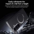 Samsung Z Fold8 Ultra SULADA Leather Case, S-View Window Magnetic Ring Holder Kickstand Cover with Magsafe