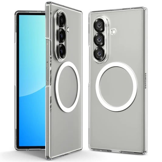 Samsung Galaxy Z Fold7 Cristal Clear Anti-Yellow Hard PC Magsafe Case