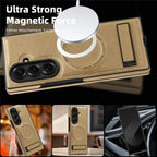Samsung Galaxy Z Fold7 Leather Case with MagSafe & Kickstand