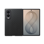 Samsung Z Fold8 Carbon Case, 0.8mm Slim Carbon Fiber Cover with Magsafe and Logo